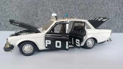 VOLVO 164 POLIS - POLIZIA POLISTIL SCALA 1/25 USATO NO BOX - Immagine 1 di 4