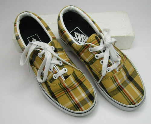 Sneakers Vans Plaid Epoca Giallo e Vero Bianco Skate Unisex W Tg. 6 5 M taglia 5