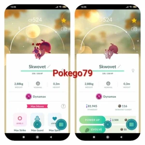 Pokémon Go - Shiny Dynamax Skwovet (Comercio 20k polvo de estrellas o P.T.C 80k polvo de estrellas) - Imagen 1 de 1