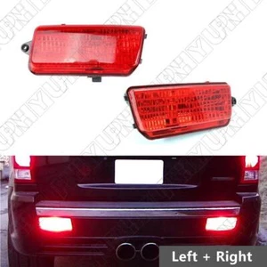 2Pcs LED Rear Bumper Brake Lamp Fog Light For 2005-2010 Jeep Grand Cherokee WK1 - Picture 1 of 6