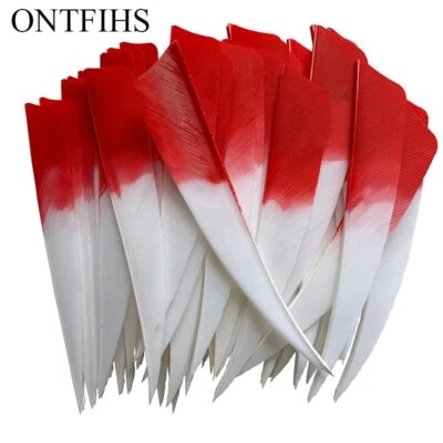 36 Pcs New 4Inch Shield Gradient Archery Arrow Fletches Feathers RW - Image 1 of 4