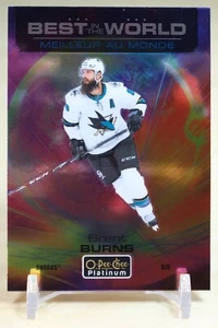 2020-21 OPC Platinum Best in The World #BW-8 Brent Burns - San Jose Sharks - Picture 1 of 2