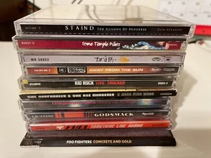 10 Rock CD Lot: Kid Rock 3 Doors Down Foo Fighters Staid Etc. - Picture 1 of 12