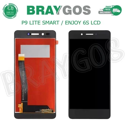 For Huawei P9 Lite Smart / ENJOY 6S LCD Touch Screen Digitizer Display Black - Image 1 of 4