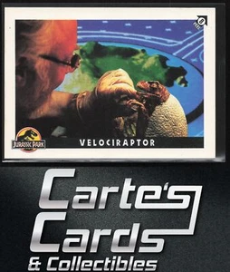 Velociraptor 1993 Topps Jurassic Park #8 Sticker Insert - Picture 1 of 2