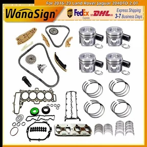 Kit de reconstrucción de motor cadena de distribución de pistón para Land Rover Jaguar 204DTD 2.0T 2016-23 - Imagen 1 de 12