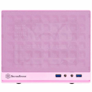 Silverstone SG13P-USA Pink Mini-DTX/Mini-ITX Sugo Small Form Factor Case - Picture 1 of 5