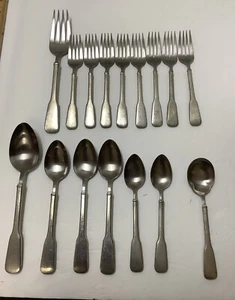 VTG INTERNATIONAL PEWTER DURHAM CENTER-16 PCS MICS FLATWARE - Picture 1 of 7