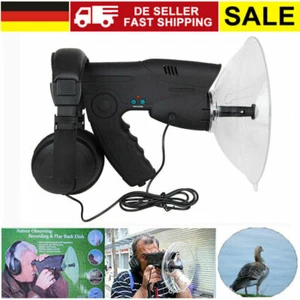 Parabolisches Mikrofon Monokular Bionic Ear Birds Abhörgerät bis zu 300FT - Bild 1 von 12