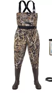 Hisea Camo PVC Fishing Waders (US Size M06/W08) - Picture 1 of 7