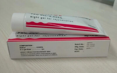 Pack-2 Bio Mystery Retinol Pro 0.025 Night Gel for Rejuvenation Face Creame 40g - image 1 of 4