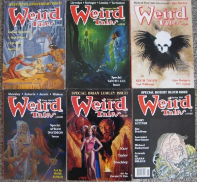Lot of 6 Weird Tales Magazine 1989-1991 Vol. 290-293 295 300 - Image 1 of 4