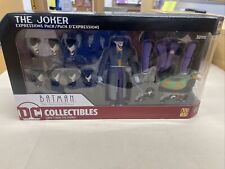 DC Collectibles Batman Animated Series Joker Expressions Action Figure Pack Nice