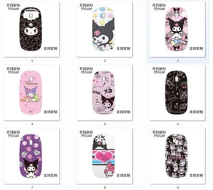 Cartoon Kuromi USB Wireless Mouse Computer Notebook PC Laptop Mouse Anime Mice - Picture 1 of 34