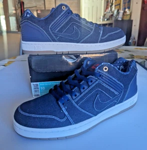 Nike SB Air Force II Low QS Tupac AO0298-441 Men's Size 10 Binary Blue NEW - Picture 1 of 13