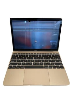 Apple MacBook A1534 12" principios de 2016 Intel Core M 1,1 GHz 8 GB 256 GB SSD DORADO TAL CUAL - Imagen 1 de 8