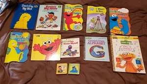 SESAME STREET BOOKS - VARIETY  - 11 BOOKS - 1 COLORING BOOK - SET OF 12 - Picture 1 of 8