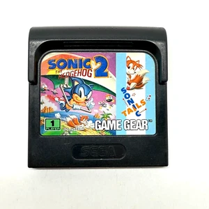 Cartucho Sonic the Hedgehog 2 Sonic & Tails (Game Gear) LIMPIO Y PROBADO - Imagen 1 de 3