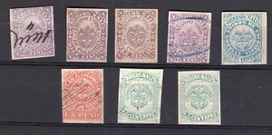 COLOMBIA, MI # 1870/1872, 8 DIFFERENT STAMPS, MH - MNH - USED - Picture 1 of 1