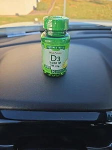 Nature'S Truth High Potency D3 Vitamin Tablets 5,000 IU 60 Tabs Nature's Truth - Picture 1 of 3