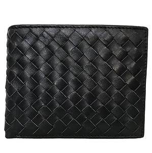 Portefeuille Cuir Tressée Tressè Tissè Homme Paulhide Porte Monnaie Noir - Foto 1 di 3