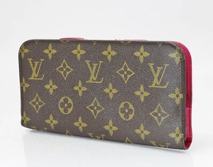 Auténtica Cartera Larga LOUIS VUITTON Insolite Monograma Cremallera Monedero #61006 - Imagen 1 de 16