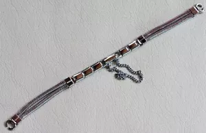 Reloj vintage de acero para damas pulsera eslabón serpiente se adapta a bucle extremo primeros relojes - Imagen 1 de 2