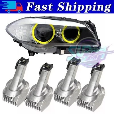 Yellow Angel Eye DRL Modules For 2011-2013 BMW F10 528i 535i GT 550i 550ix M5 - Image 1 of 4