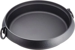IWACHU Sukiyaki Pot Gas/Induction Cast Iron 12" 30cm Large Nambu Tekki FROM JP - Picture 1 of 5