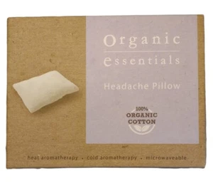 Organic Essentials Hot Cold Therapy Pillow Headache Aches Relief Beads  - Bild 1 von 4