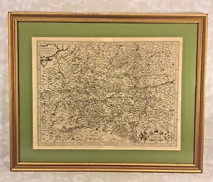 Gerard Mercator 16. Jh. antike Landkarte Regionaldeutschland Hannonia Namurcum Comitat - Bild 1 von 11