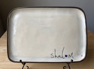 ZPOTS VERMONT 9" Art Pottery Shalom Tray - VGUC - Picture 1 of 3