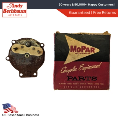 Placa de interruptor de motor limpiaparabrisas variable Plymouth Dodge Valiant Lancer 1962 2298880 nuevo de stock Foto 1 de 4