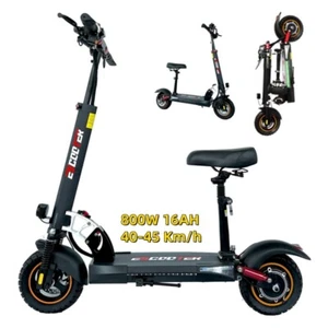 800W Folding Electric Scooter for Adult with Motor 48V 28mph 13AN/16AH with Seat - Picture 1 of 27