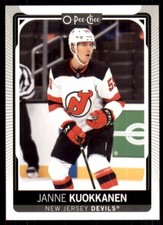 2021-22 OPC O-Pee-Chee Base #283 Janne Kuokkanen - New Jersey Devils
