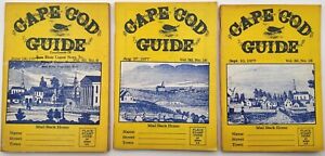 1977 Cape Cod Weekly Guides - Vacances Touriste Voyageur & Visiteur Info