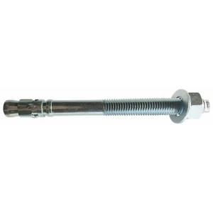 (80) 3/4"-10 X 8-1/2" Concrete Wedge Anchor With Washer & Hex Nut Zinc Plated - Picture 1 of 6