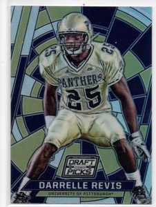 2016 Panini Prizm Draft 23 Darrelle Revis Pittsburgh Panthers Stained Glass 52