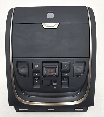 2018 Lexus LS500 Roof Console Sunroof SOS Switch Dome Light Panel Black OEM Foto 1 de 4