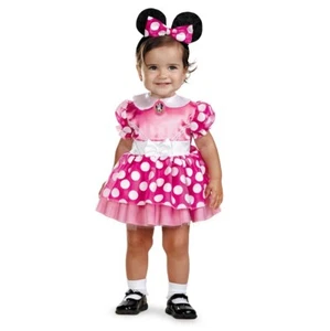 Puzzle Party Costume Carnevale Minnie Rosa Classic taglia 6-12 mesi - Foto 1 di 1
