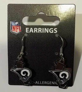 12ct Lot LA Rams Football NFL State Design Charm Silver Dangle Earrings Set - Picture 1 of 1