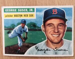 1956 Topps George Susce, Jr. Baseball Card #93 Boston Red Sox Pitcher