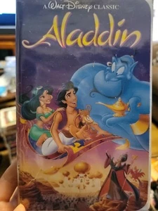 Aladdin 1992 VHS Original Release Version 1 - Picture 1 of 2