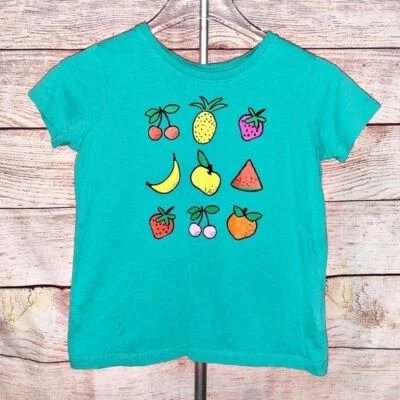 Hanna Andersson Velvet Fruit T-Shirt Size 10 (140) - Image 1 of 4