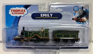 Bachmann HO Scale Thomas & Friends Emily Engine & Tender W/ Moving Eyes #58748 - Picture 1 of 6