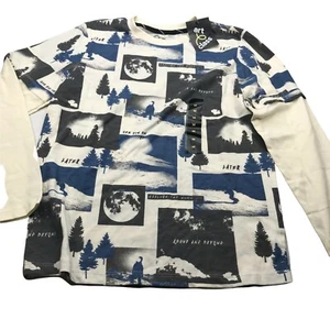 Art Class Boy's Long Sleeve Pull Over Shirt Medium 8-10 Nature Pattern New - Picture 1 of 12