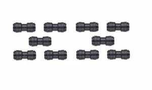 10xJohn Guest Push Fit 12mm Raccordi Acqua Connettore Dritto Tubo Caravan - Foto 1 di 1
