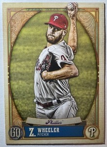 2021 Topps Gypsy Queen Zack Wheeler #135 Team Script Font Swap PHI Phillies