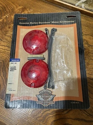Señal de giro de freno de carrera lente plana genuina Harley Davidson 69461-06A Foto 1 de 4