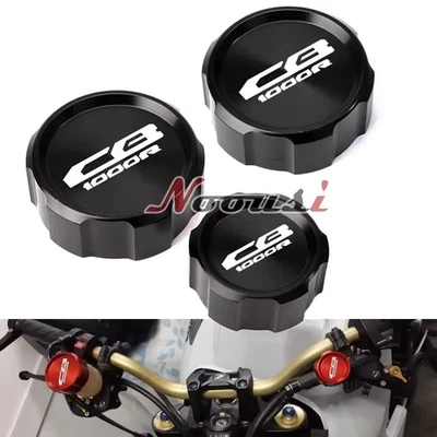 For HONDA CB1000R cb1000r Front Rear Clutch Brake Fluid Reservoir Caps Oil Cover - Image 1 of 4